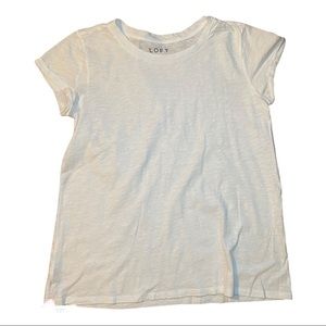 Loft Vintage Soft White T-Shirt M